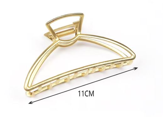 PINZA DE CABELLO DORADA 11CM
