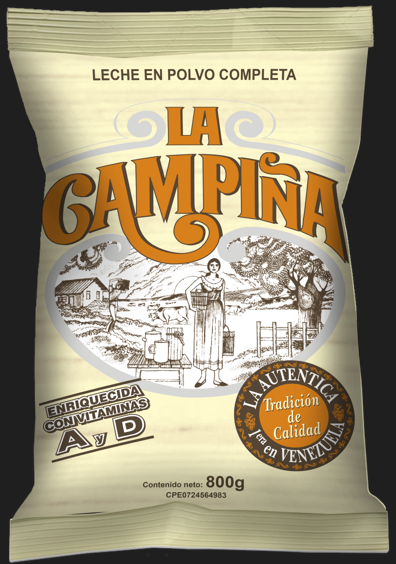 LECHE LA CAMPIÑA 800GR COMPLETA