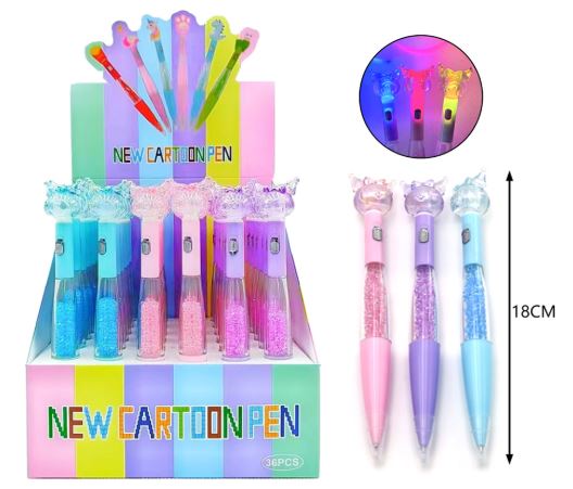 BOLIGRAFO GATITO CON LUZ