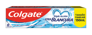 CREMA DENTAL COLGATE 150ML TRIP ACCION XTRA BLANCURA