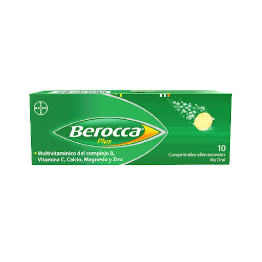 MULTIVITAMINICO BEROCCA PLUS X 10COMP EFERV BAYER