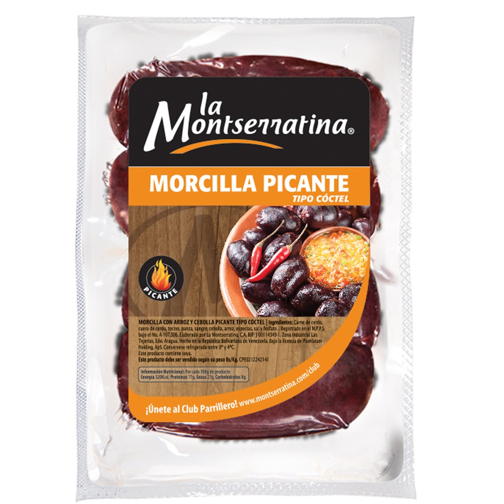 MORCILLA PICANTE MONTSERRATINA  X KG