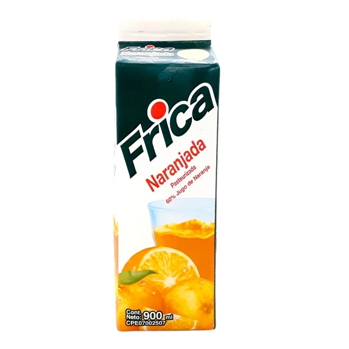 JUGO FRICA 900ML NARANJADA PASTEURIZADA
