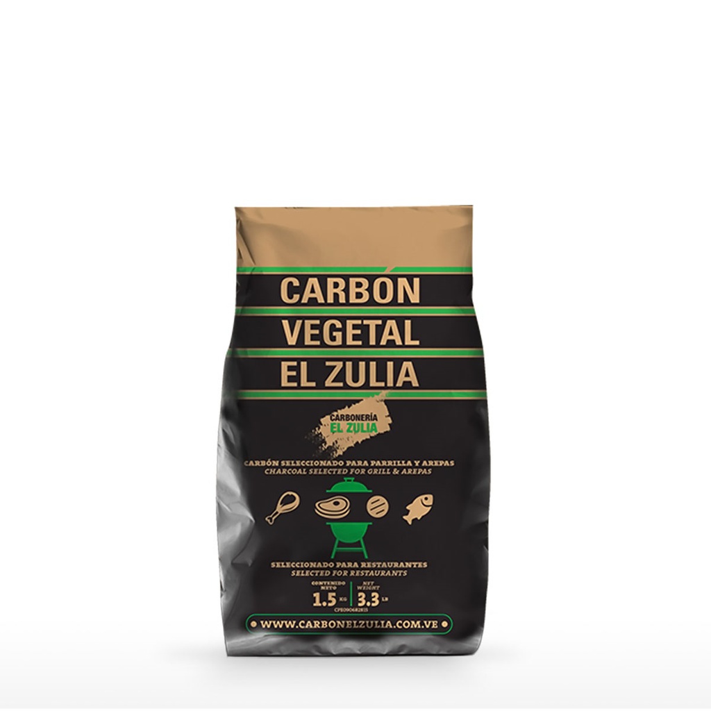 CARBON EL ZULIA 1,5KG VEGETAL