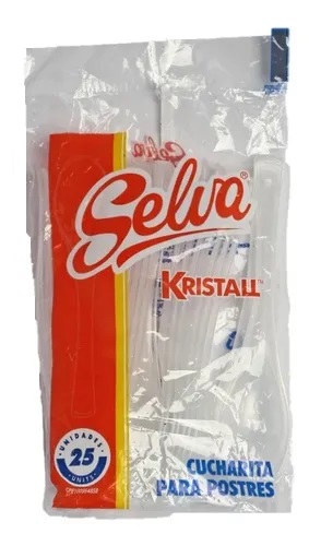 CUCHARAS SELVA X25UND CRISTAL P/POSTRE