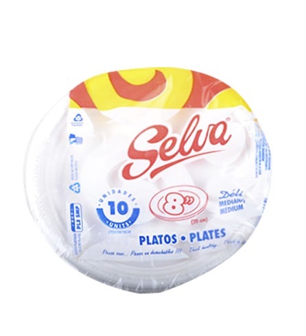 PLATOS SELVA N-8 X10UND LISO