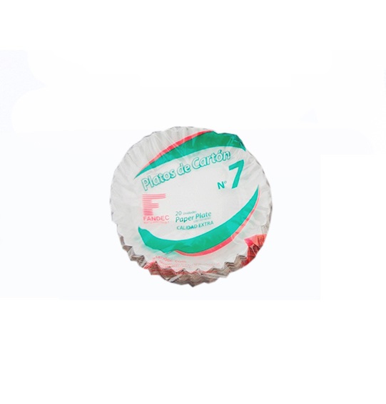 PLATOS D/CARTON FANDEC X20 N- 7