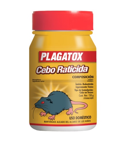 CEBO RATICIDA PLAGATOX 150GR