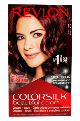 TINTE REVLON 48 BORGOÑA KERATINA