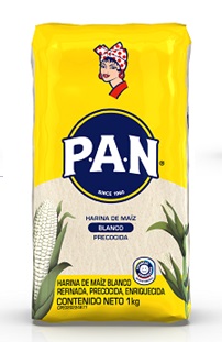 HARINA DE MAIZ PAN 1KG BLANCA