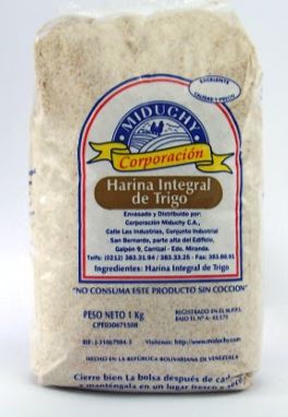 HARINA DE TRIGO MIDUCHY 1KG INTEGRAL