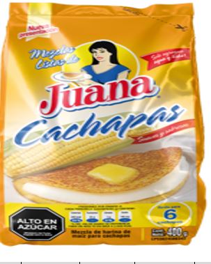 MEZCLA JUANA 400GR CACHAPA 