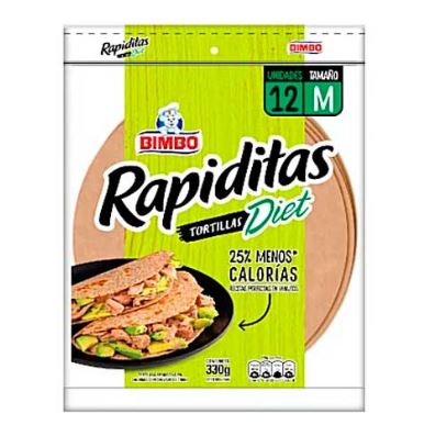 TORTILLA BIMBO 330GR DIETETICA