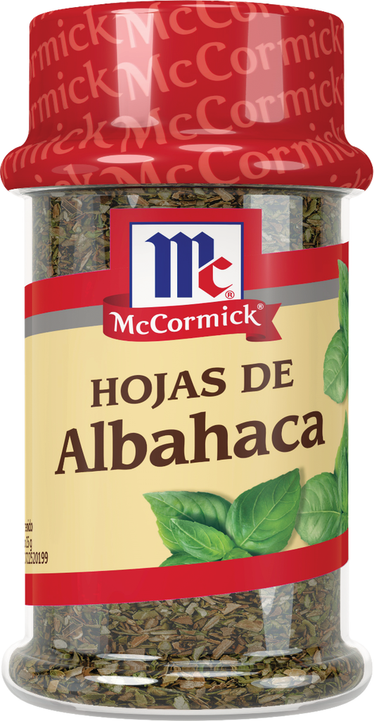 HOJA DE ALBAHACA MCCORMICK 25GR