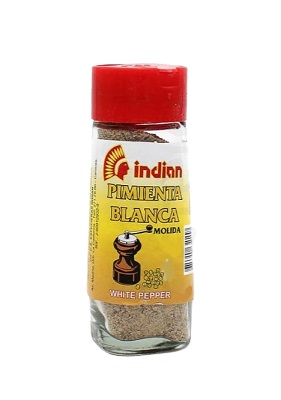 PIMIENTA INDIAN 50GR BLANCA MOLIDA