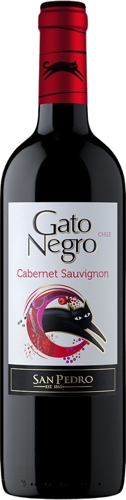 VINO GATO NEGRO 0.75LT CABER SAUVI TINTO