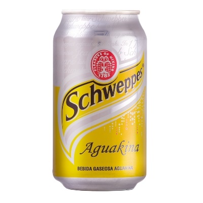 BEBIDA SCHWEPPES 355ML AGUAKINA LATA