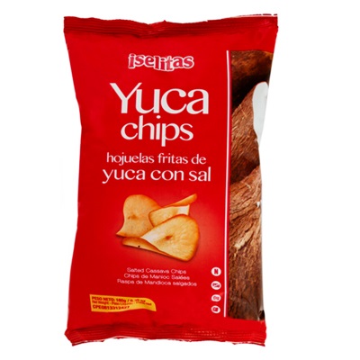 YUCA ISELITAS 180GR CHIPS CON SAL