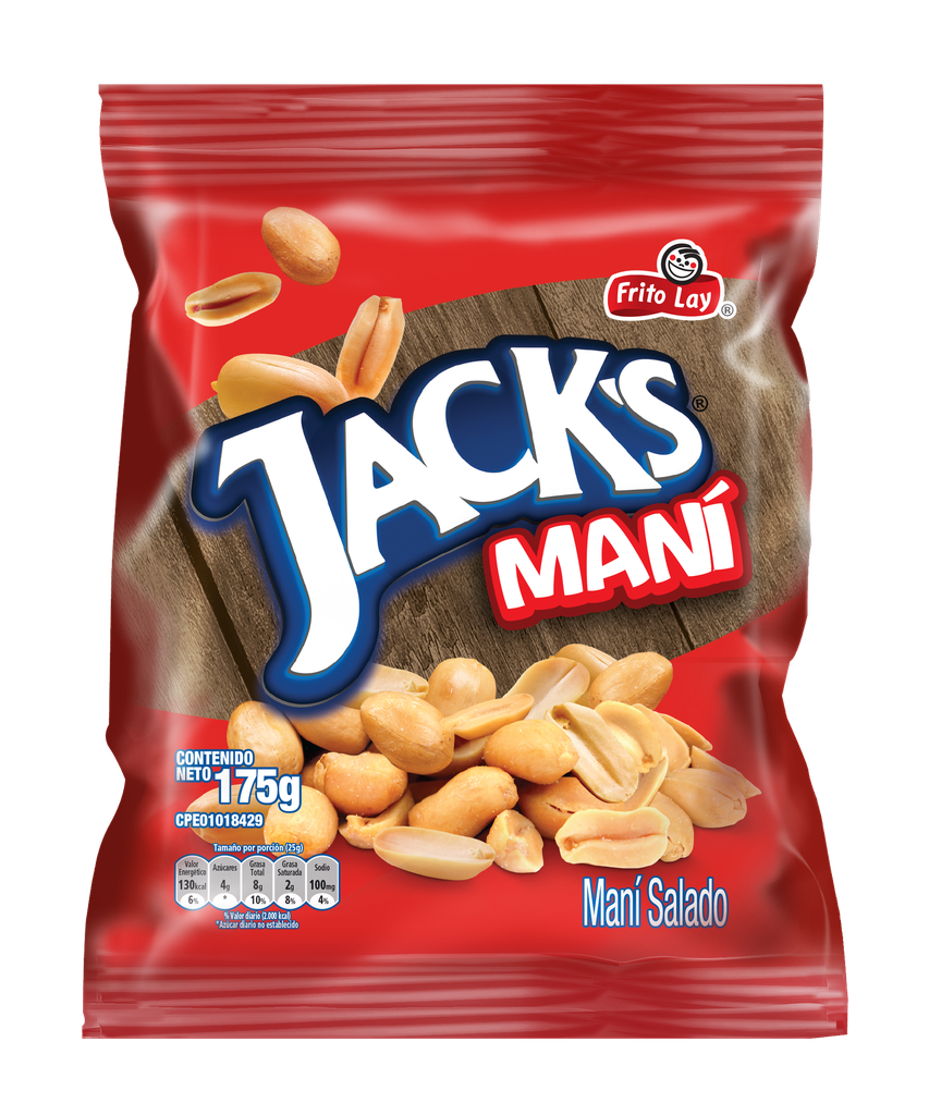 MANI JACKS 175GR MEX
