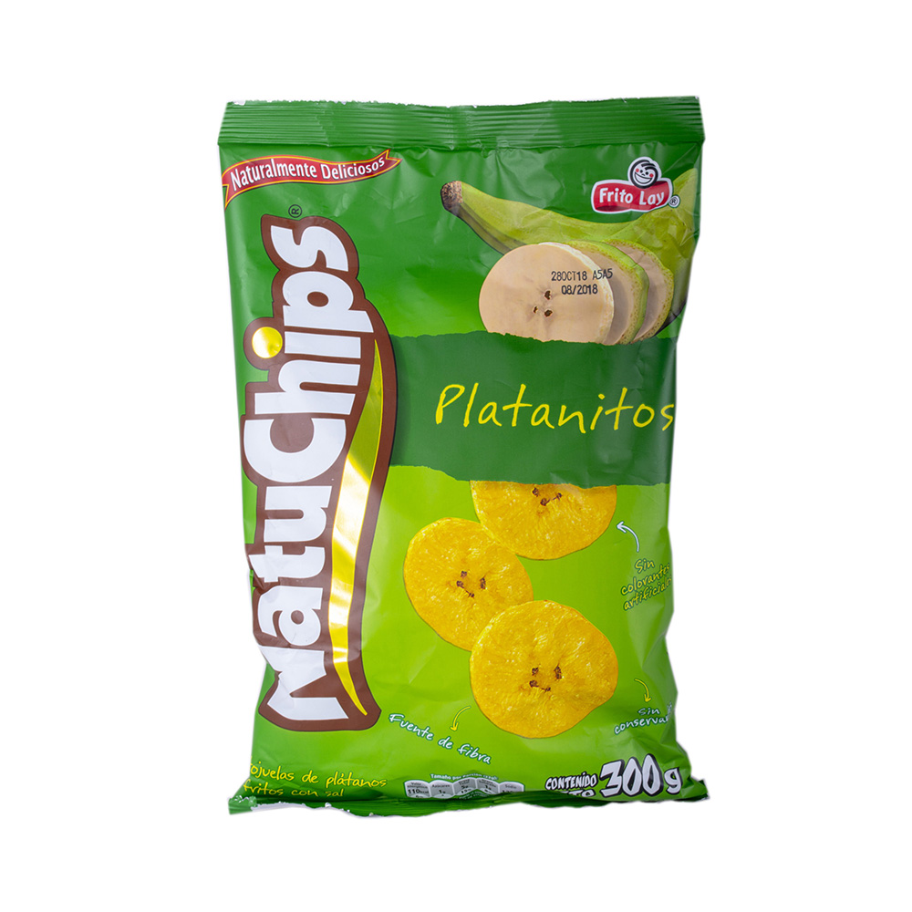 PLATANITOS NATUCHIPS 300GR NATURAL