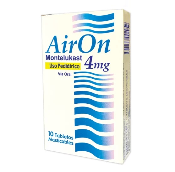 AIRON PEDIATRICO 4MG X 10TAB