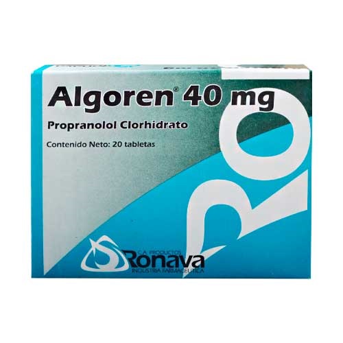 ALGOREN 40MG X 20 TABLETAS RONAVA