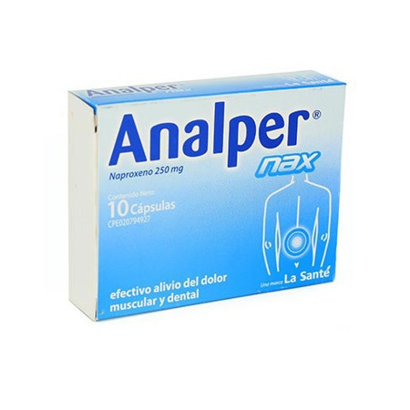 ANALPER NAX 250MG X 10CAPS PHARMETIQUE 