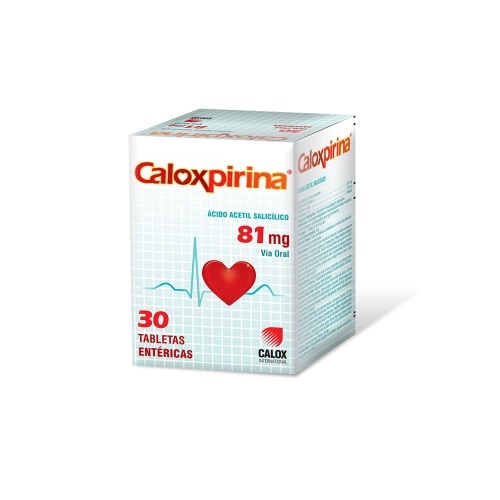 CALOXPIRINA 81MG X 30 TABLETAS