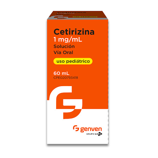 CETIRIZINA PED 1MG/ML X 60ML SOL ORAL GENVEN