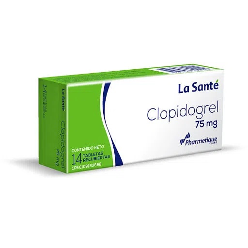 CLOPIDOGREL 75MG X 14 TABLETAS LA SANTE