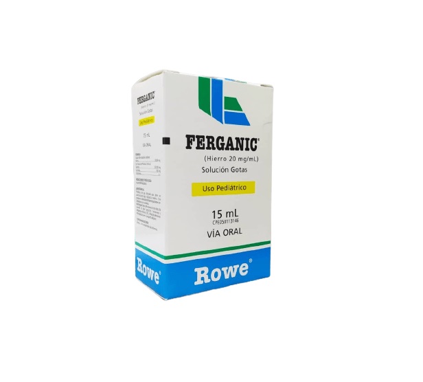 FERGANIC 20MG X 15ML GOTAS PED ROWE