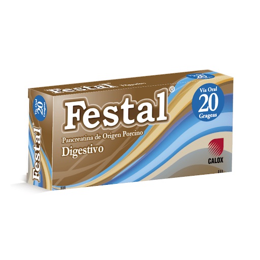 FESTAL X 20 GRAGEAS CALOX