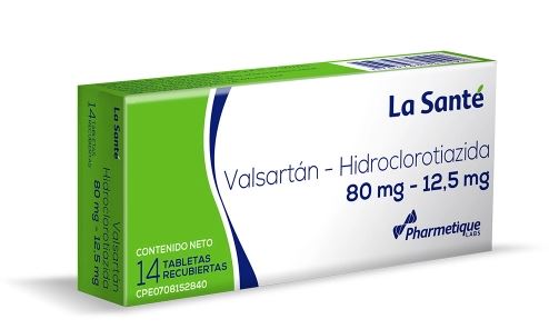 VALSARTAN HCT 80MG/12,5MG X 14TAB LA SANTE