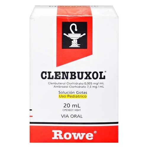 CLENBUXOL GOTAS PEDIATRICAS 20ML ROWE
