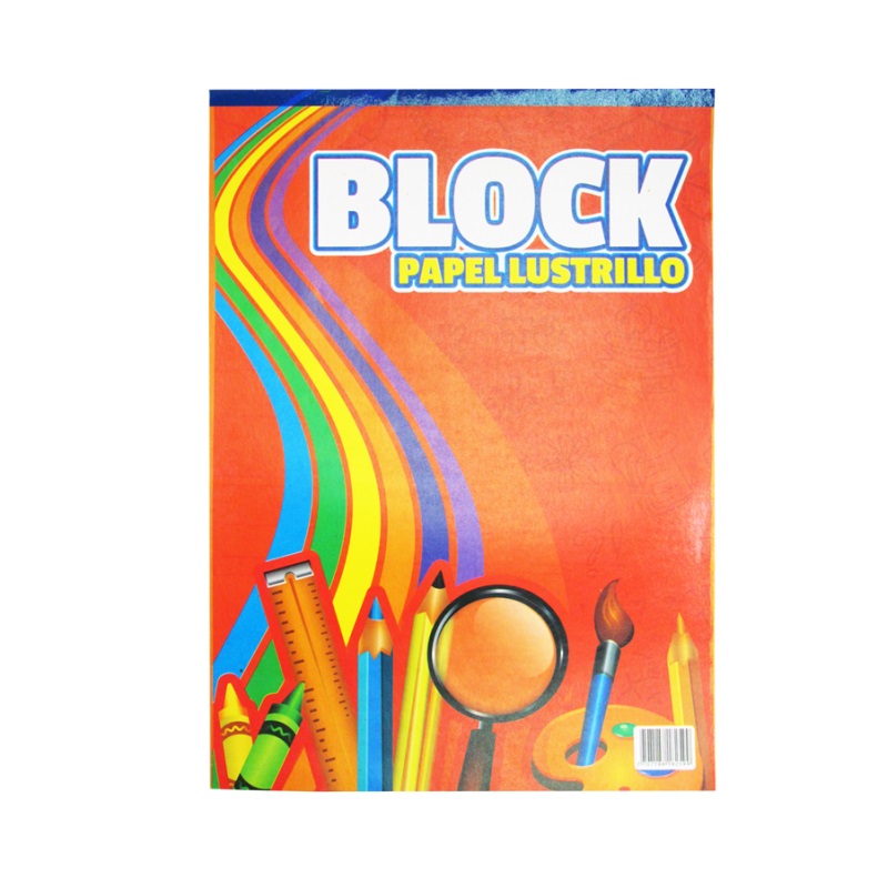 BLOCK DE PAPEL  LUSTRILLO
