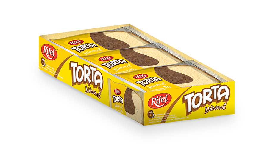 TORTA RIFEL 8X35GR MARMOL