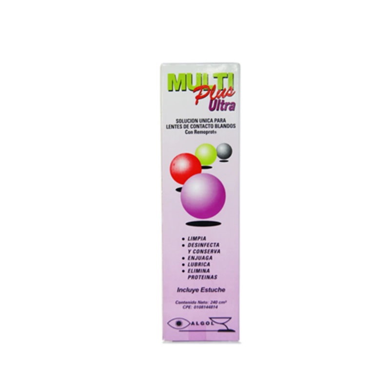 MULTIPLUS SOLUCION PARA LENTES CONTACTO 240 ML ALGOL