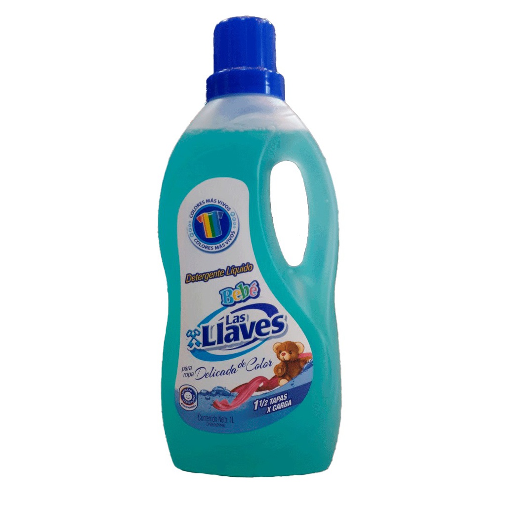 DETERGENTE LAS LLAVES 1LT BEBE LIQ