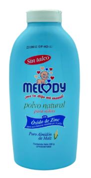 POLVO MELODY 200GR OXIDO DE ZINC