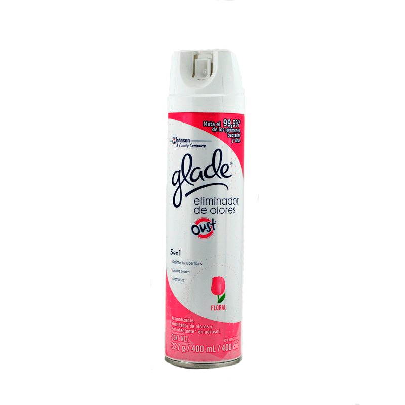 ELIMINADOR OLORES GLADE 360ML OUST FLORAL