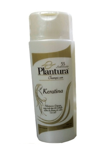 CHAMPU PLANTURA 400ML CON KERATINA