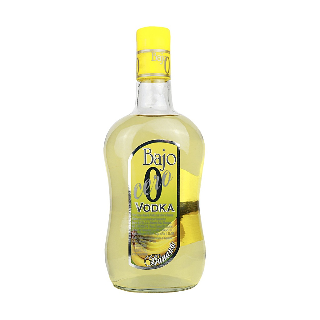 VODKA BAJO CERO 0.70LT BANANA