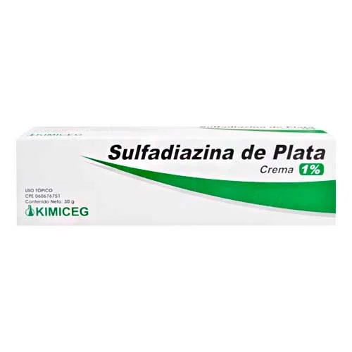 SULFADIAZINA DE PLATA 1% X 30G KIMICEG