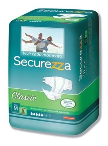 PAÑALES  SECUREZZA 6UND MED CLASSIC