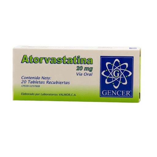 ATORVASTATINA 20MG X 30TAB GENCER