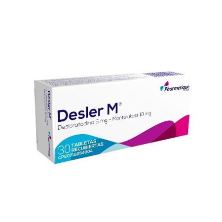 DESLER M 5/10MG X30TAB PHARMETIQUE