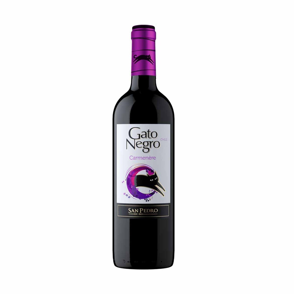 VINO GATO NEGRO 0.75LT CARMENERE