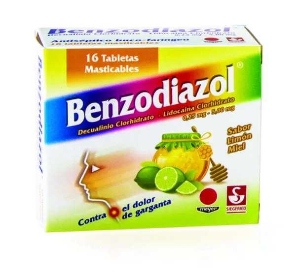 BENZODIAZOL LIMON / MIEL  X 16 PASTILLAS MAST MEYER