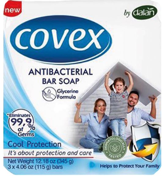 JABON COVEX 115GR X3UN ANTIB COOL PROTECTION