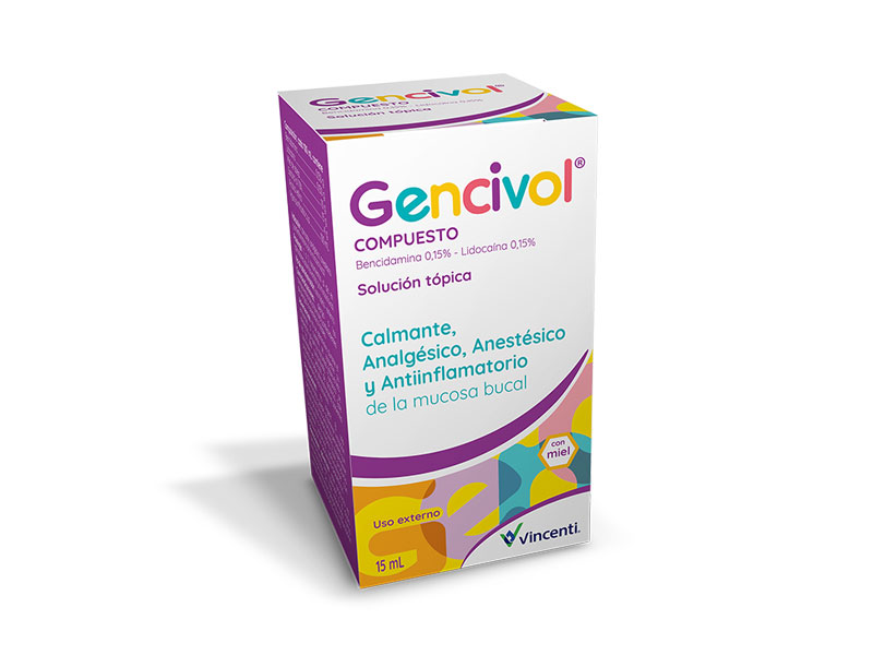 GENCIVOL COMP 0,15% X 15ML BENCIDA LIDOC VINCENTI